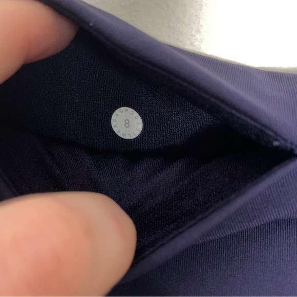 LULULEMON Squad Goals Crop (17") Midnight Navy Blue {A34} - Picture 7 of 7